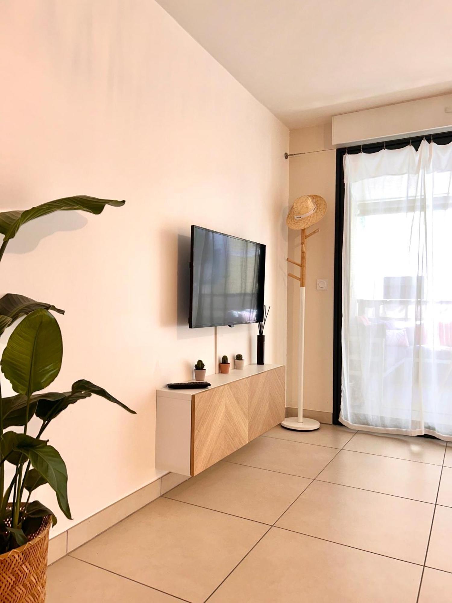 Studio Neuf - Portes De Monaco - Confort - Wifi - Clim Exteriör bild